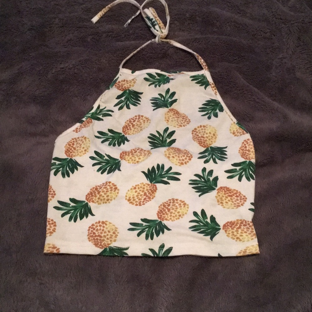 Pineapple crop top